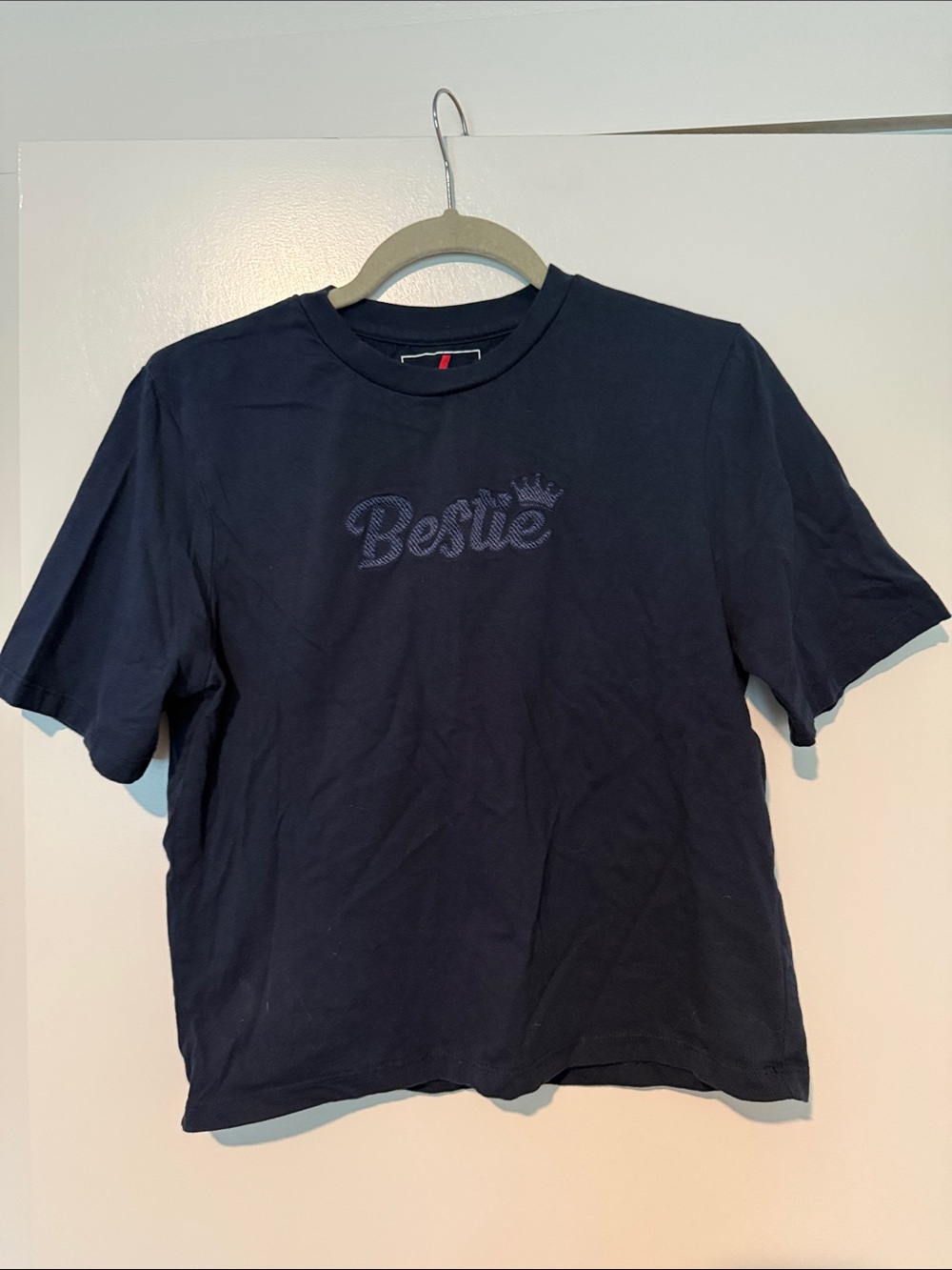 Bench Navy T-Shirt with Red Accent